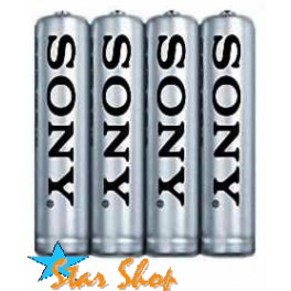 4 PILAS SONY AAA ZINC-CARBÓN