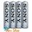 4 PILAS SONY AAA ZINC-CARBÓN
