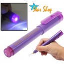 LAPIZ PROBADOR DE BILLETES FALSOS (Tinta + Luz UV)