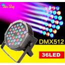 CABEZA PROYECTORA RGB – LED 8x3W , FIJA