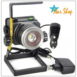 PROYECTOR LED CON ZOOM RECARGABLE IP65