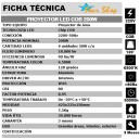 PROYECTOR 200W LED COB ALTA POTENCIA