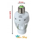 BASE E27 CON SENSOR DE MOVIMIENTO PARA AMPOLLETA 220V