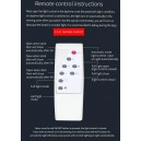 LÁMPARA SOLAR 40W INTEGRADA ALL-IN-ONE AUTÓNOMA C/CONTROL REMOTO