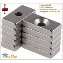 10 IMANES DE NEODIMIO 20x10x4mm 