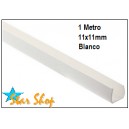 METRO PERFIL PVC RECTO PARA CINTA LED-NEÓN (MOLDURA)