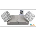 LAMPARA EMERGENCIA LED 2 FOCOS CUADRADOS CERTIFICACION SEC