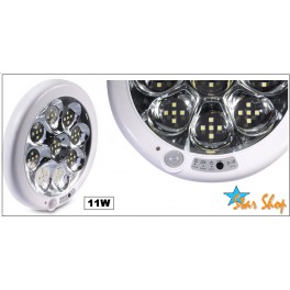 PLAFÓN LED SOBREPUESTO 11W c/SENSOR MOVIMIENTO
