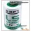 PILA 1/2 AA, SAFT  LS14250 (Li-SOCl2) CON PLACAS/BORNES A SOLDAR