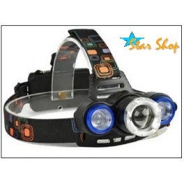 LINTERNA CABEZA LED CREE PROFESIONAL 3F-CREE RECARGABLE