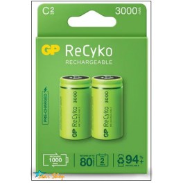 BLISTER 2 PILAS C MARCA GP RECyKO RECARGABLES