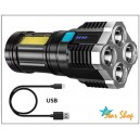 LINTERNA DE MANO ALTA POTENCIA LUMINICA RECARGABLE