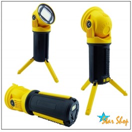 FOCO LED RECARGABLE CON BALIZA Y TRÍPODE