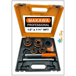 TERRAJA 1/2" - 1 1/4"Ø  PARA HILADO NPT DE TUBOS METÁLICOS