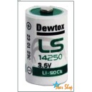 PILA 1/2 AA, DEWTOX LS14250 (Li-SOCl2)