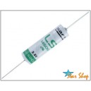 PILA 1/2 AA, SAFT  LS14250 (Li-SOCl2) CON ALAMBRES A SOLDAR