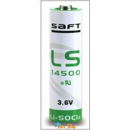 PILA AA,  SAFT  LS14500 (Li-SOCl2)