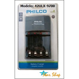 CARGADOR DE PILAS AA/AAA Ni-Cd/Ni-Mh PHILCO