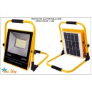 PROYECTOR SOLAR LED PORTABLE Y RECARGABLE 100W