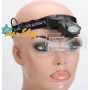 LÁMPARA DE CABEZA CON LENTES DE AUMENTO, PROFESIONAL