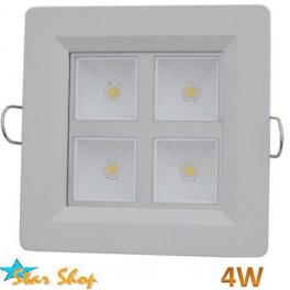 FOCO EMBUTIDO LED 4W SMD CUADRADO